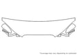 xf Avery Dennison Clear Bra Hood Precut PPF Diagram