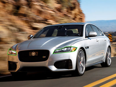 jaguar xf 2016-2020 Headlight Protection Installation Location