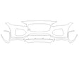 xf 3M Clear Bra Bumper Precut PPF Diagram