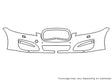 xf xfr Avery Dennison Clear Bra Bumper Precut PPF Diagram