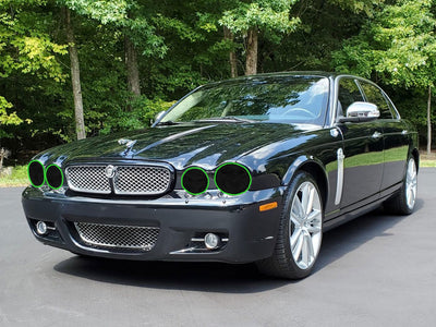jaguar xj 2009-2009 Headlight Tint Location