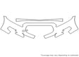 xj 3M Clear Bra Bumper Precut PPF Diagram