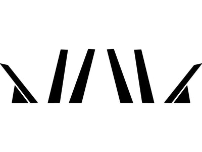 jaguar xj 2009-2019 Matte Black Pillar Trim Diagram
