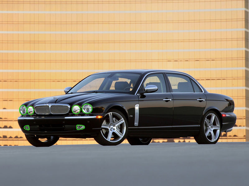 jaguar xj-type 2004-2007 Headlight Protection Installation Location