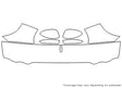 xj-type 3M Clear Bra Hood Precut PPF Diagram