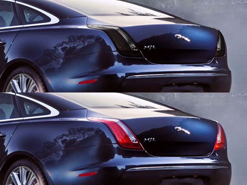 xj-type Before and After Smoked Taillights