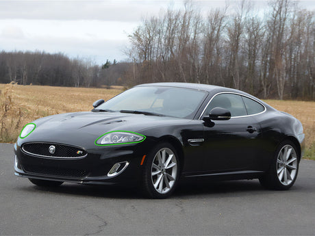 jaguar xk-type 2012-2015 Headlight Protection Installation Location