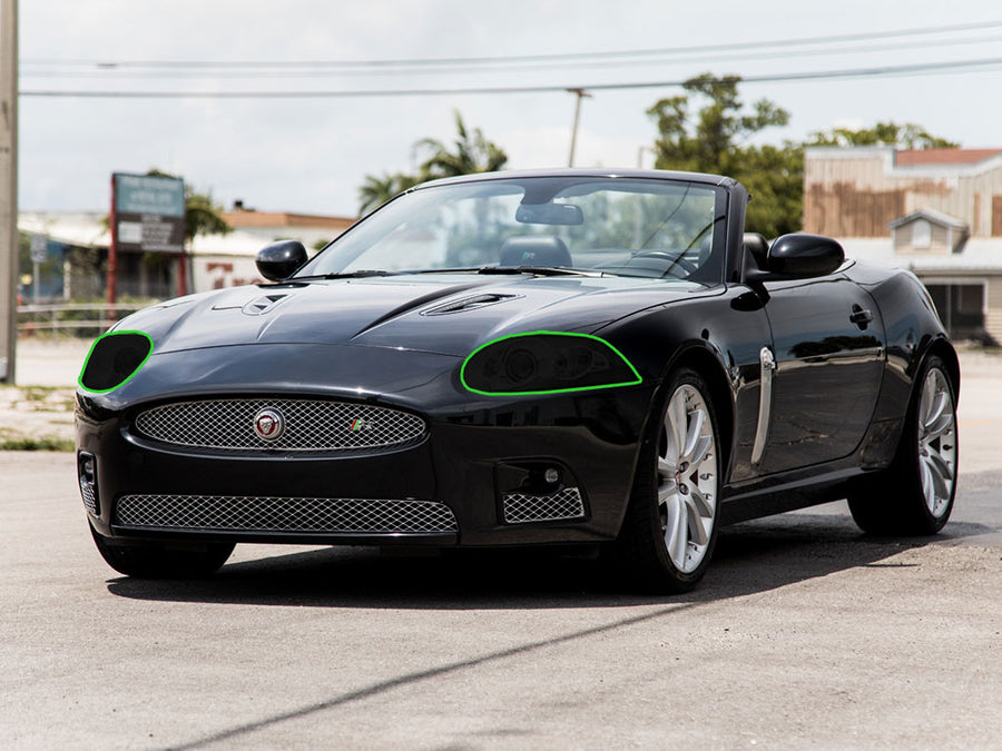 jaguar xk-series 2007-2008 Headlight Tint Location