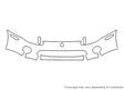 xk-type 3M Clear Bra Bumper Precut PPF Diagram