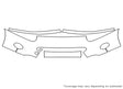 xk-type 3M Clear Bra Bumper Precut PPF Diagram