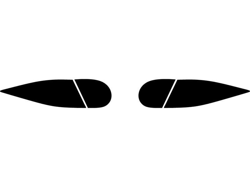 xk-type Precut Tail Light Tint Diagram