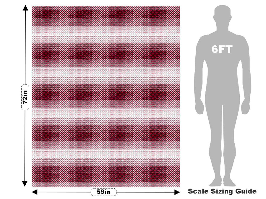 Jam Purple Brick Vehicle Wrap Scale~Rwraps Series 914 Jam Purple Brick Measurements~2