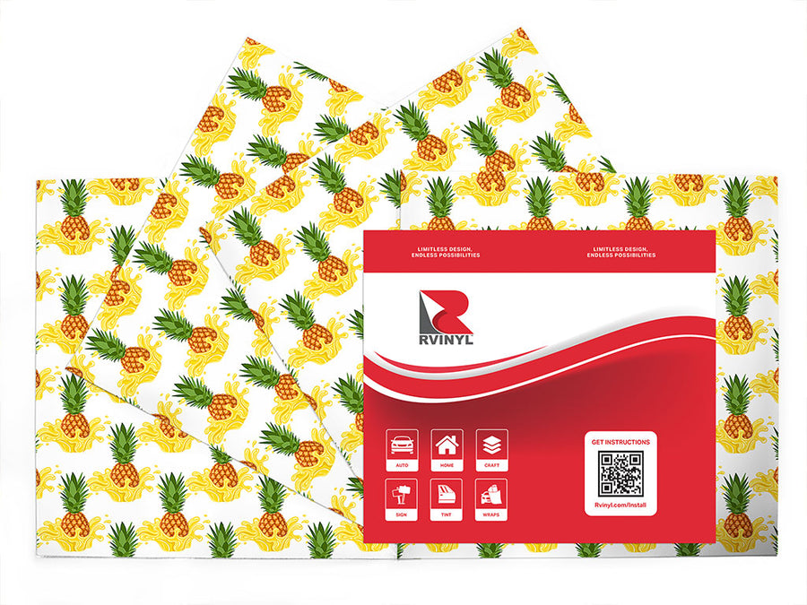 james queen juice fruit Craft Vinyl Sheet Pack