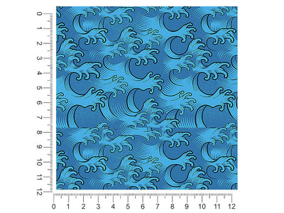 japanese waves japanese 1ft x 1ft Craft Sheets