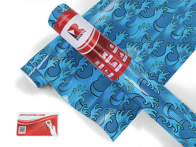 japanese waves japanese Craft Vinyl Roll