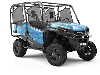 Japanese Waves Asian Utility Vehicle Vinyl Wrap