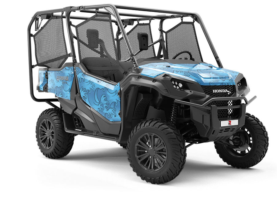 Japanese Waves Asian Utility Vehicle Vinyl Wrap