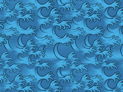 Japanese Waves Japanese Vinyl Wraps~Rwraps Series 914 Digitally Printed Vinyl Wrap~0