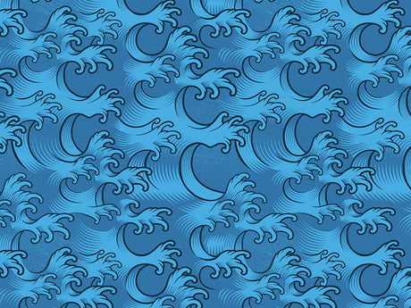 Japanese Waves Japanese Vinyl Wraps~Rwraps Series 914 Digitally Printed Vinyl Wrap~0