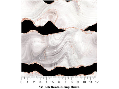 Jasmine Petals Gemstone Vinyl Film Pattern Size 12 inch Scale~Rwraps Jasmine Petals Gemstone Sizing Chart~2