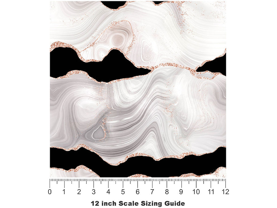 Jasmine Petals Gemstone Vinyl Film Pattern Size 12 inch Scale~Rwraps Jasmine Petals Gemstone Sizing Chart~2