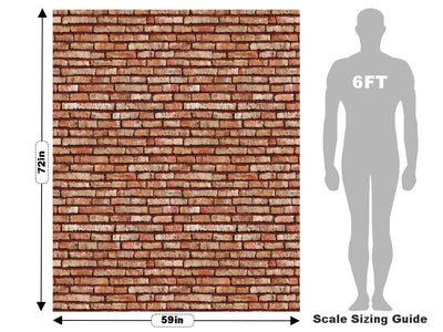 Jasper Orange Brick Vehicle Wrap Scale~Rwraps Series 914 Jasper Orange Brick Measurements~2