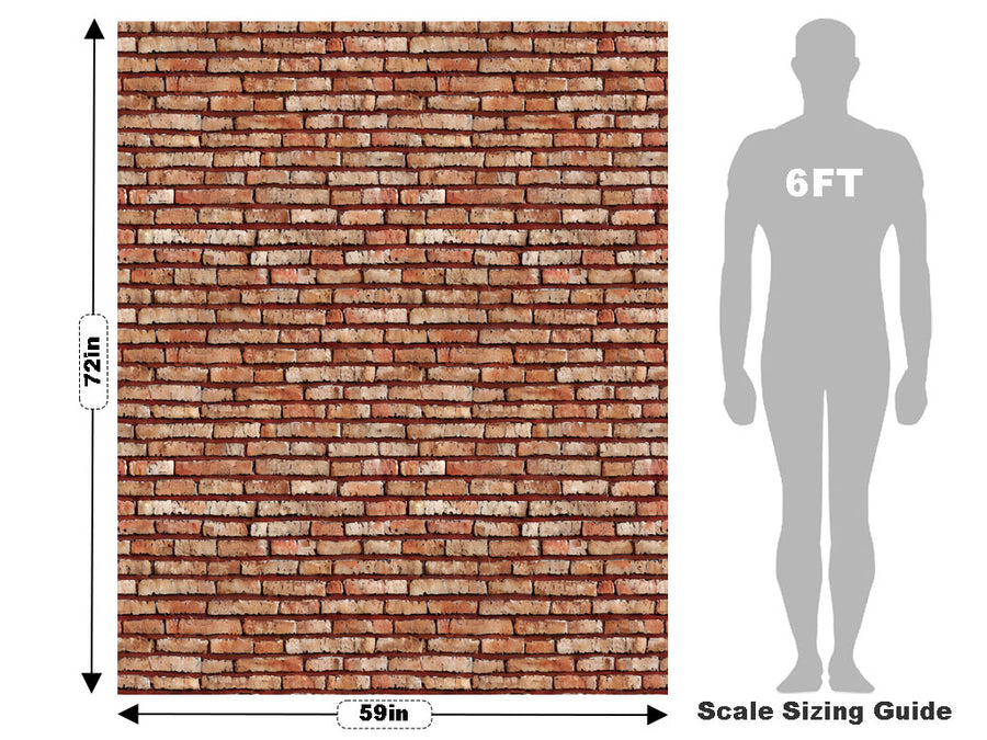 Jasper Orange Brick Vehicle Wrap Scale~Rwraps Series 914 Jasper Orange Brick Measurements~2