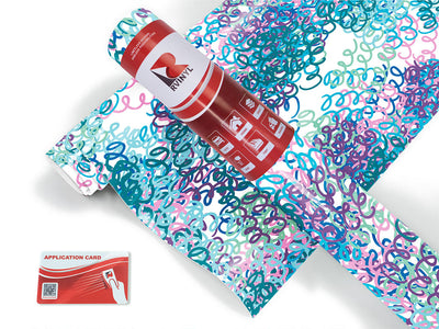 jazz doodle abstract geometric Craft Vinyl Roll