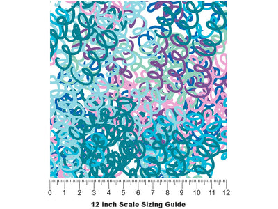 Jazz Doodle Abstract Vinyl Film Pattern Size 12 inch Scale~Rwraps Jazz Doodle Abstract Sizing Chart~2