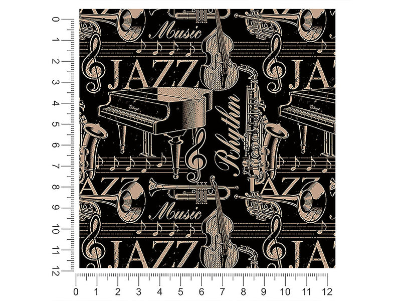 jazz essentials music 1ft x 1ft Craft Sheets