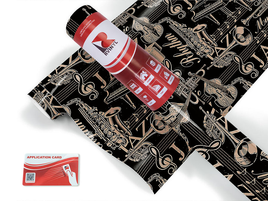 jazz essentials music Craft Vinyl Roll