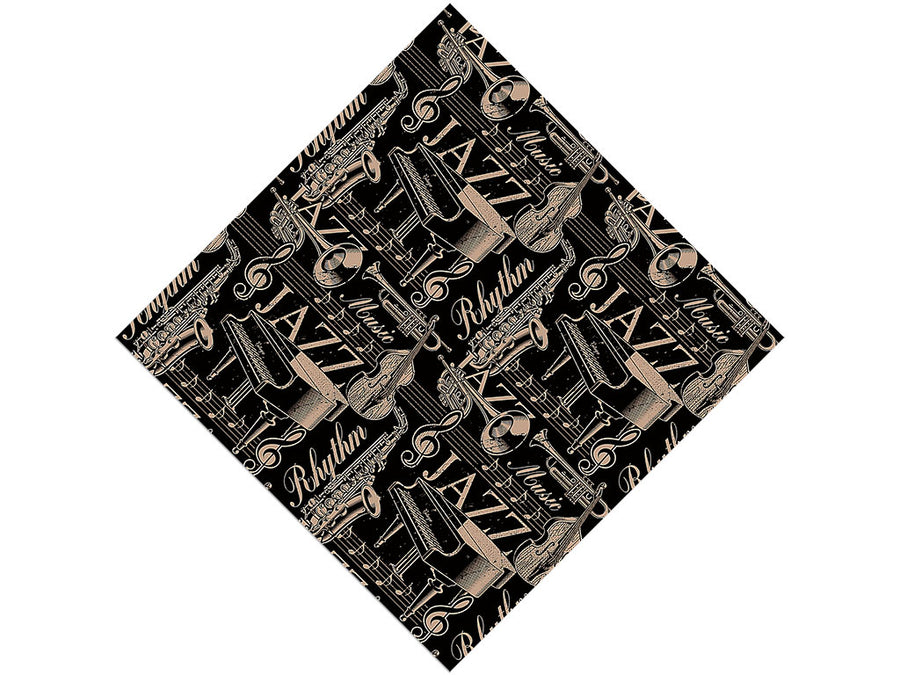 Jazz Essentials Music Vinyl Wrap Pattern