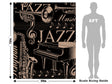 Jazz Essentials Music Vehicle Wrap Scale~Rwraps Series 914 Jazz Essentials Music Measurements~1