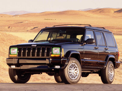 jeep cherokee 1993-1998 Headlight Protection Installation Location