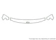 cherokee Avery Dennison Clear Bra Hood Precut PPF Diagram