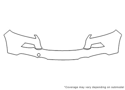 cherokee 3M Clear Bra Bumper Precut PPF Diagram