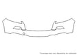cherokee Avery Dennison Clear Bra Bumper Precut PPF Diagram
