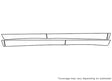 cherokee 3M Clear Bra Door Cup Precut PPF Diagram