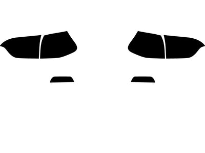 cherokee Precut Tail Light Tint Diagram