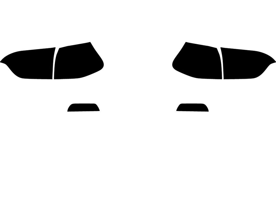 cherokee Precut Tail Light Tint Diagram