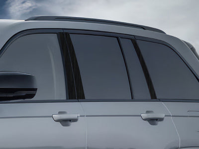 jeep cherokee 2021-2023 (l) Brushed Aluminum Black Pillar Cover Diagram