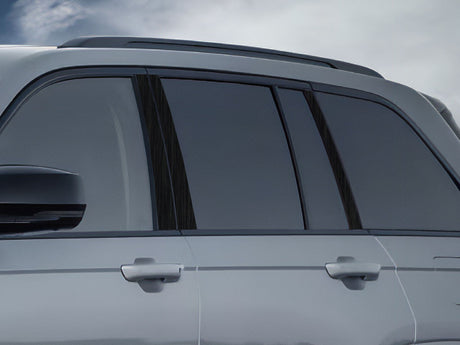 jeep cherokee 2021-2023 (l) Brushed Aluminum Black Pillar Cover Diagram