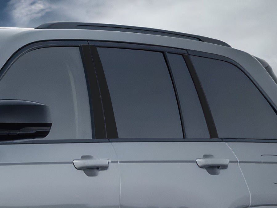 jeep cherokee 2021-2023 (l) Matte Black Pillar Cover Diagram