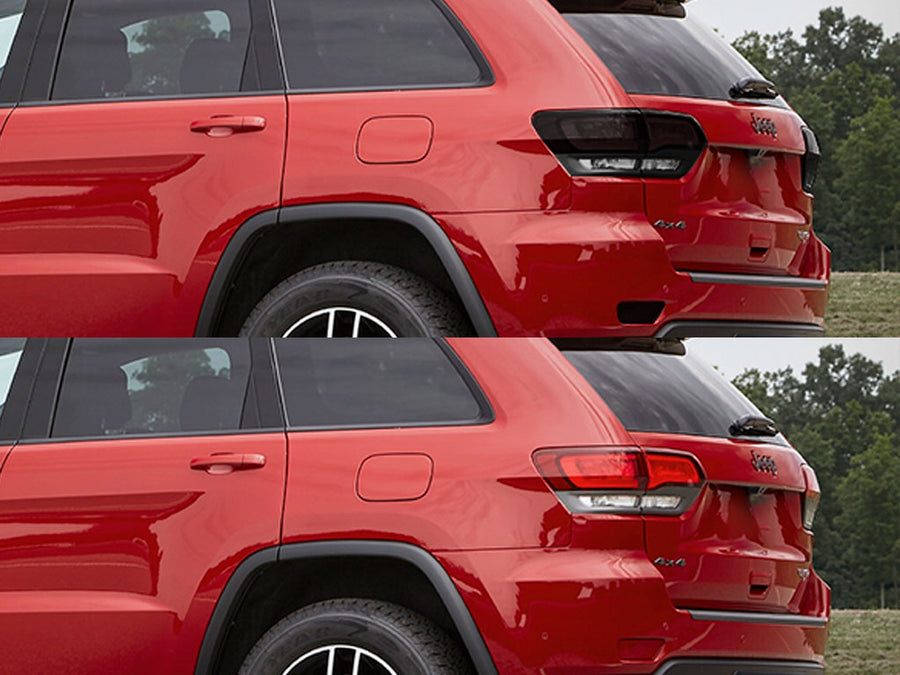 cherokee Before and After Smoked Taillights