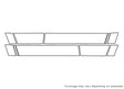 commander 3M Clear Bra Door Cup Precut PPF Diagram