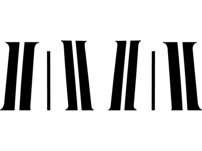 jeep commander 2006-2010 Camo Pillar Trim Diagram