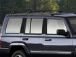 jeep commander 2006-2010 Brushed Aluminum Black Pillar Cover Diagram