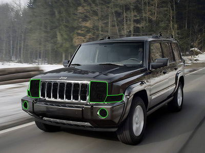 jeep commander 2006-2011 Headlight Tint Location