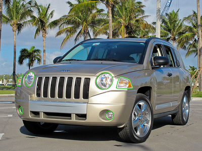 jeep compass 2007-2010 Headlight Protection Installation Location