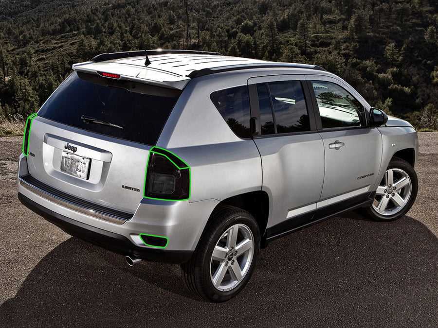 compass Tail Light Tint Installation Points